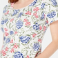 Karen Scott Women's Printed T-Shirt White Size X-Small