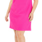 Jessica Howard Women's Applique Shift Dress Pink Size 14W
