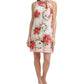 Vince Camuto Women's Floral Print Shift Dress Pink Size 6