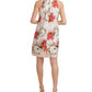 Vince Camuto Women's Floral Print Shift Dress Pink Size 6