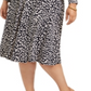 Women's Dress Plus Sheath Cheetah-Print Navy Size 14W