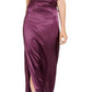 Vince Camuto Women's Off Shoulder Ruched Waist Gown Purple Size 12