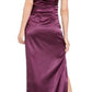 Vince Camuto Women's Off Shoulder Ruched Waist Gown Purple Size 12