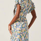 Astr - Celestine Floral Flutter Sleeve Maxi Dress
