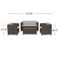 4 Piece Outdoor Set (Beige)