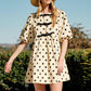 Aaron & Amber - Maddie Polkadot Babydoll Mini Dress