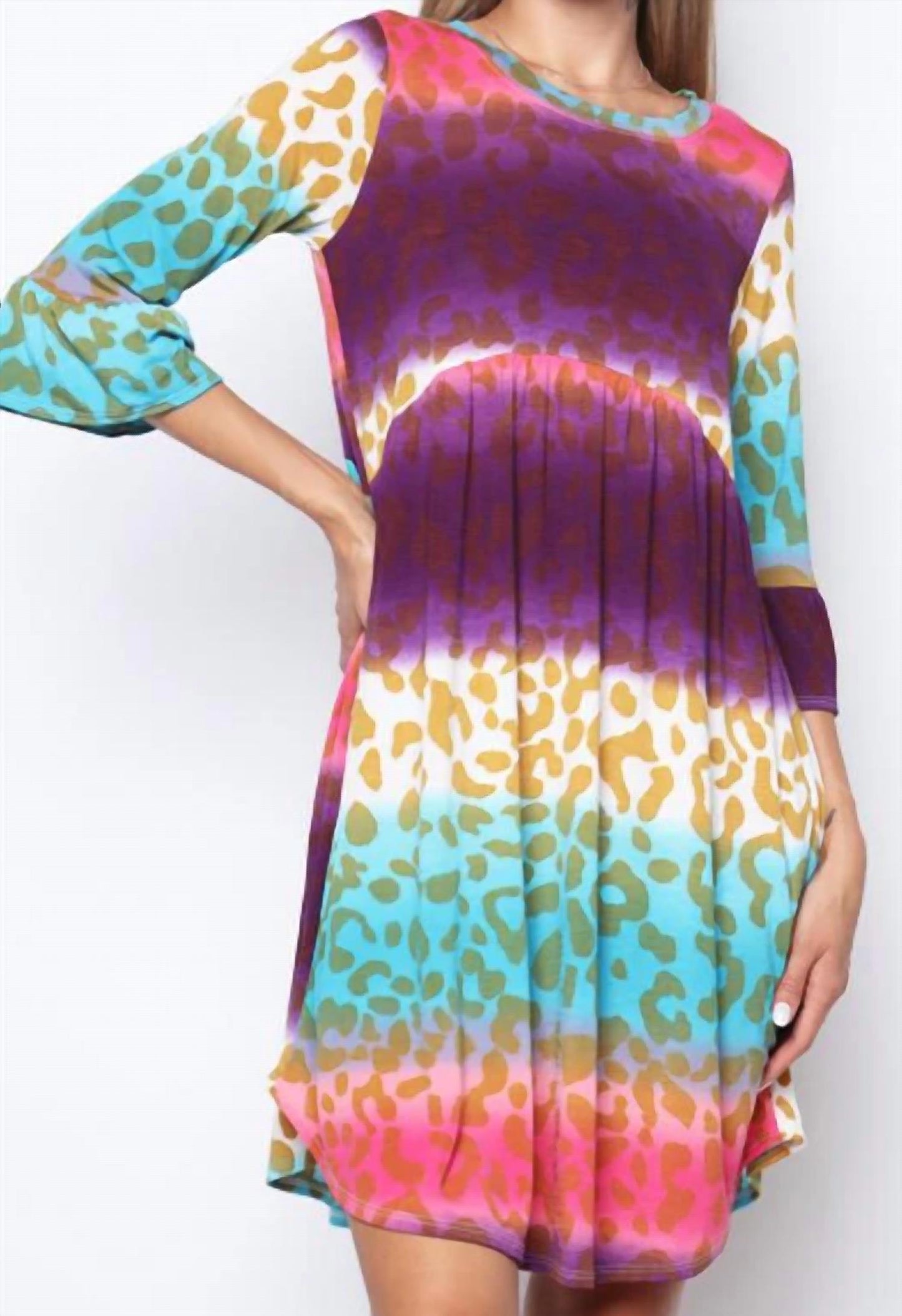 Collective Rack - Ombre Leopard Dress