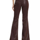 Alice + Olivia - Andrew Shiny Vegan Leather Bootcut Slim Pant