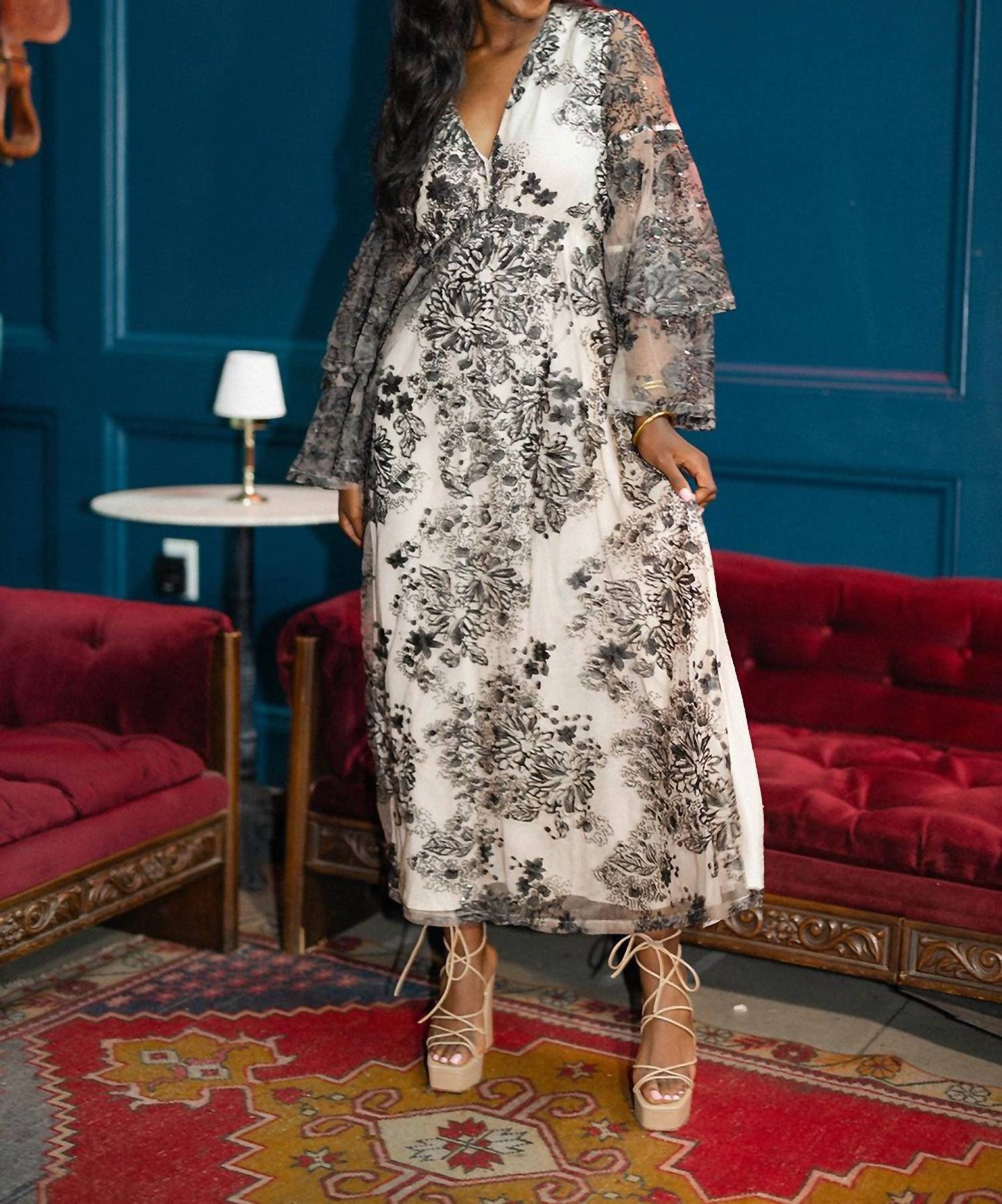 Buddylove - COLETTE LONG SLEEVE MAXI DRESS