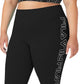 Fila Women's Logo 7/8 Leggings Black Size 2X