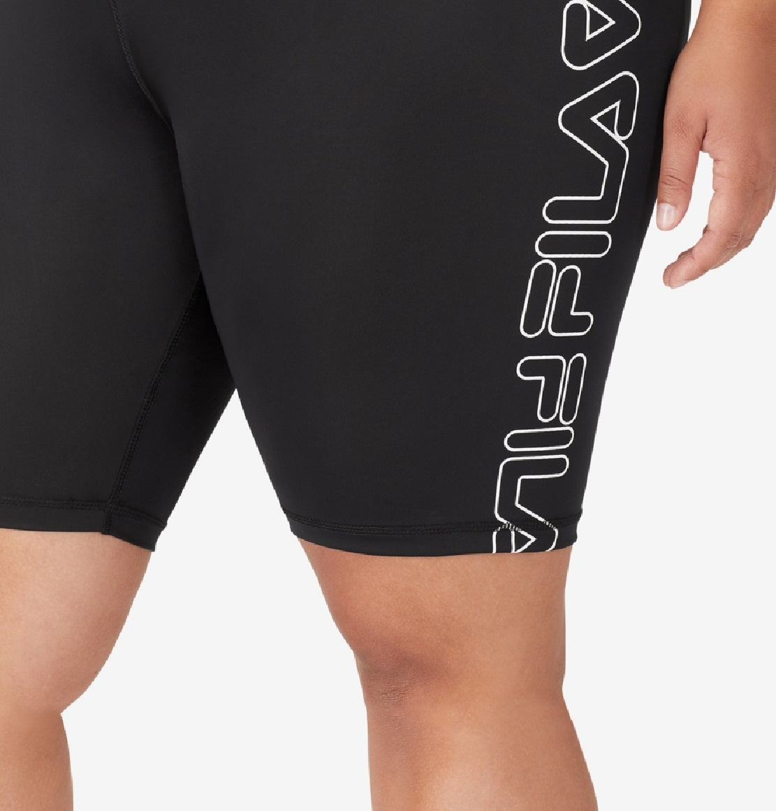 Fila Women's Logo Bike Shorts Black Size 2X