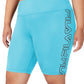 Fila Women's Logo Bike Shorts Blue Size 1X