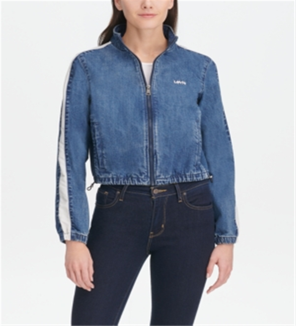 levis-womens-denim-coaches-track-jacket-blue-size-large