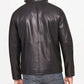 Marc New York Men's Hartz Smooth Lamb Stand Collar Jacket Black Size Large