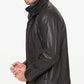 Marc New York Men's Hartz Smooth Lamb Stand Collar Jacket Black Size Large