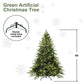 6.5ft Pre-Lit Artificial Christmas Tree with 450 Warm White Lights