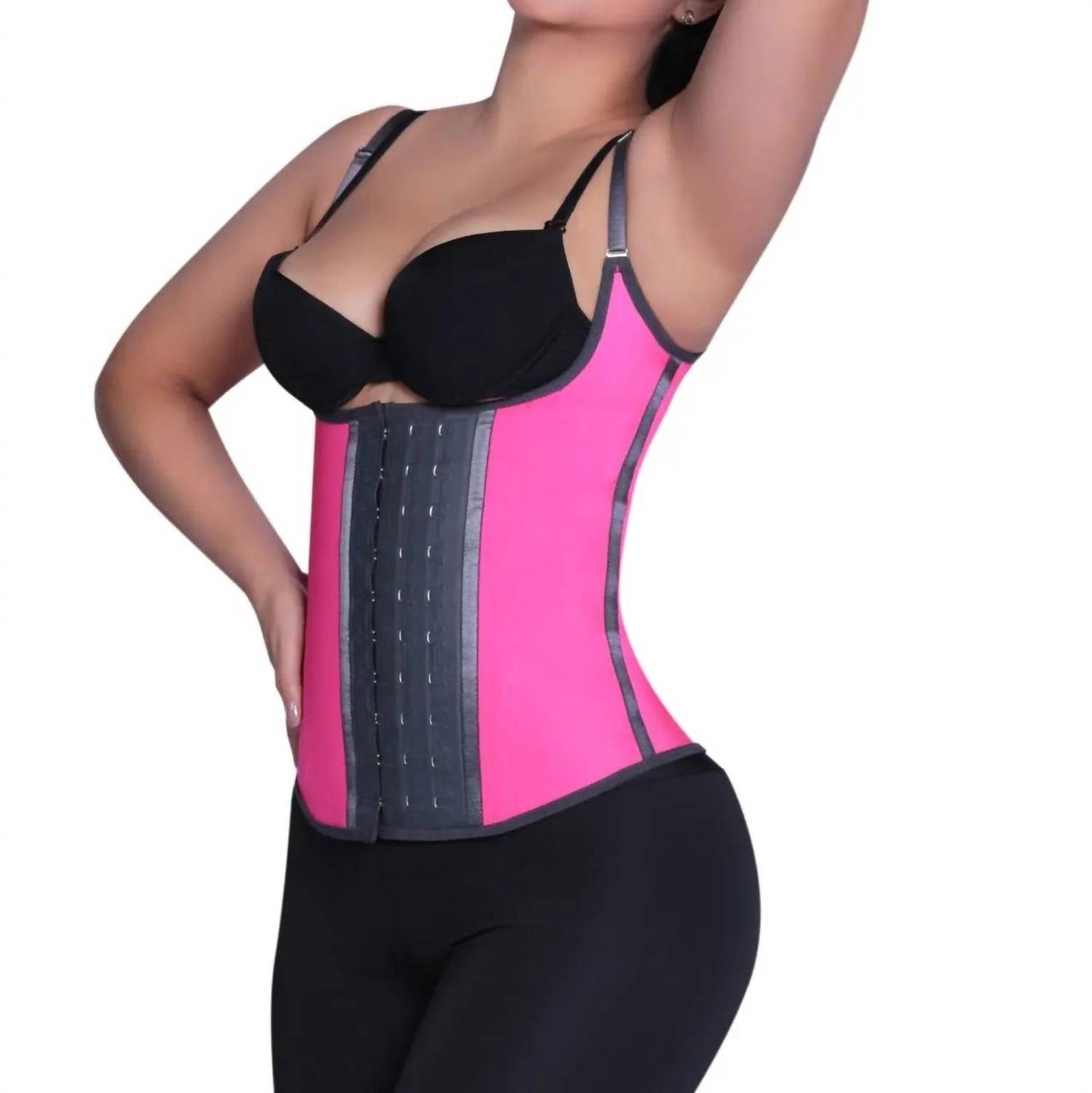Siluets - Latex Waist Trainer With Straps