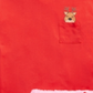 Max & Olivia Big Girl's 3 Pc Reindeer Top Faux Fur Shorts & Socks Pajama Set Red Size Small