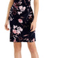 Connected Women's Popover Sheath Dress Blue Size 8Petite