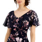 Connected Women's Popover Sheath Dress Blue Size 8Petite