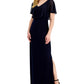 Connected Women's Caplet Gown Blue Size 12