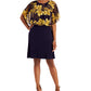 Connected Women's Popover Sheath Dress Yellow Size 10Petite