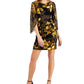Connected Women's Tulip Sleeve Dress Yellow Size 10Petite