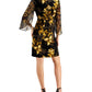 Connected Women's Tulip Sleeve Dress Yellow Size 10Petite