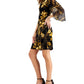 Connected Women's Tulip Sleeve Dress Yellow Size 10Petite