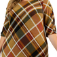 Connected Women's Round Neck 3/4-Sleeve Sheath Dress Brown Size 24W