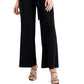 Connected Women's Flutter Sleeve Shimmering Overlay Jumpsuit Black Size 14Petite