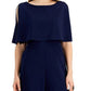 Connected Women's Popover Jumpsuit Blue Size 10 Petite