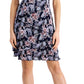 Connected Women's Pleated Printed Tiered Sheath Dress Pink Size 6