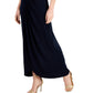 Connected Women's Embellished Cap Sleeve Gathered Waist Gown Black Size 8 Petite