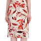 Connected Women's Floral Print Midi Dress Brown Size 10