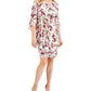 Connected Women's 3/4 Sleeve Sheath Dress Red Size 8 Petite