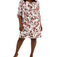 Connected Women's 3/4 Sleeve Sheath Dress Red Size 14W