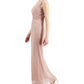 Connected Women's Pleated Twist Front Dress Pink Size 10