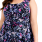 Connected Women's Chiffon Fit & Flare Dress Blue Size 20W