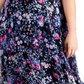 Connected Women's Chiffon Fit & Flare Dress Blue Size 20W