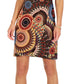 Connected Women's Printed Side Ring Dress Brown Size 12Petite