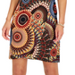 Connected Women's Printed Side Ring Dress Brown Size 12Petite