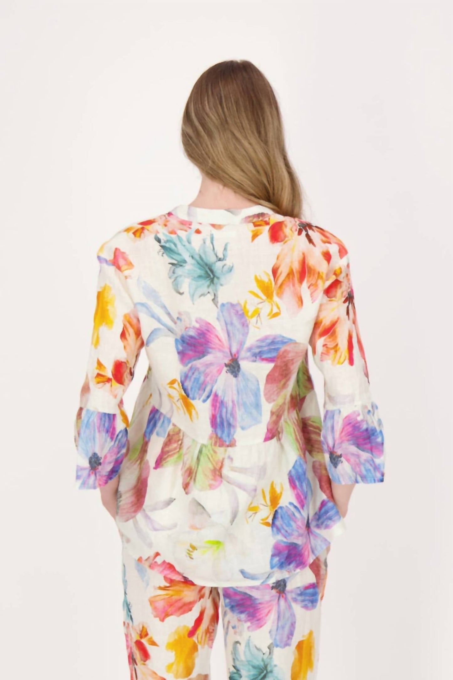 Spanner - Linen Ruffle Blouse