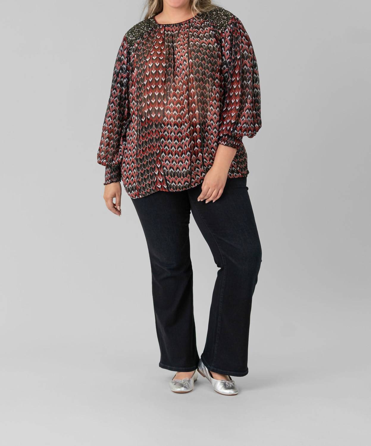 -Bl^Nk- - Ilyena Top - Plus Size