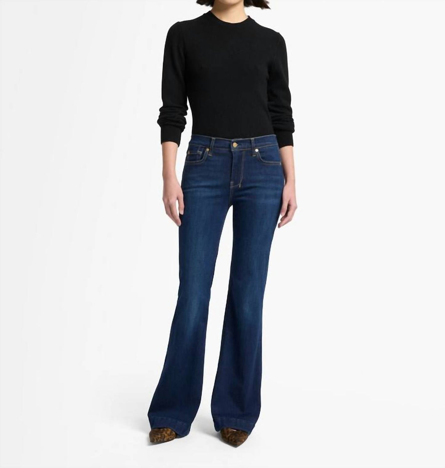7 For All Mankind - Slim Illusion Tailorless Dojo Trouser Leg Jeans