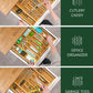 Silverware Drawer Organizer, Natural (9 Slots)