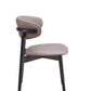 Lanae Polished Microfiber Side Chair (Set of 2) - Gray