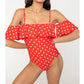 Marina West Swim - Polka Dot Off Shoulder One Piece