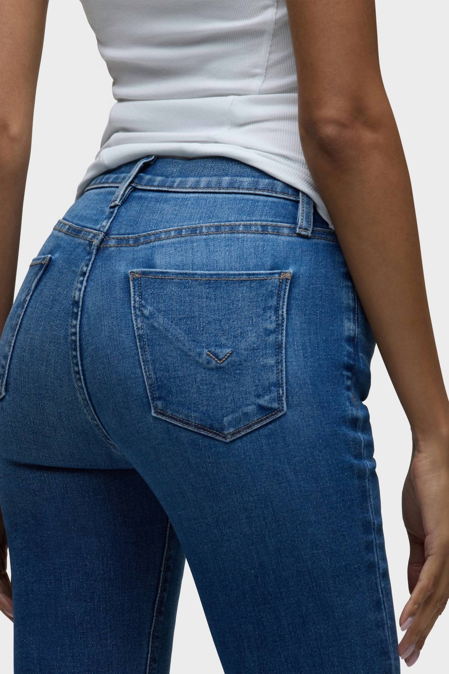 Hudson - Barbara High-Rise Bootcut Crop Jeans