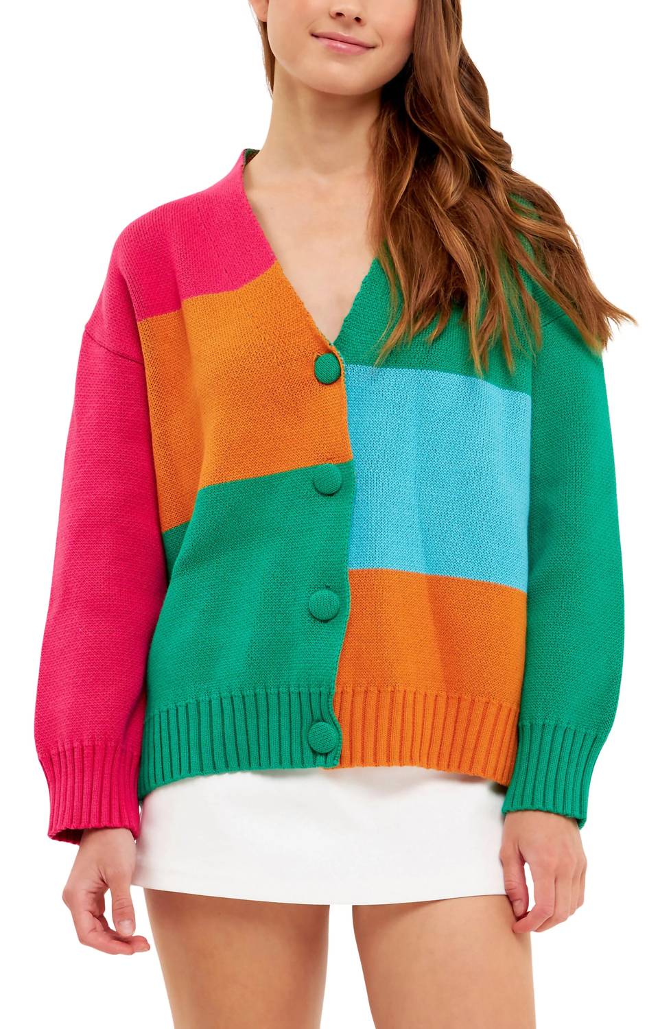 2.7 August Apparel - Mixing It Up Cardigan